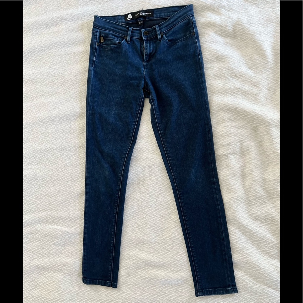 Karl lagerfeld blue jeans